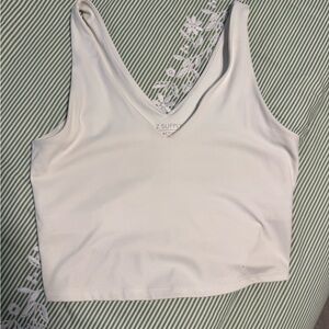 Z Supply Cream Crop Top